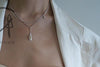 OLIO E ACETO Silver Silver Agate Star Rail dual -layer necklace OA08N12